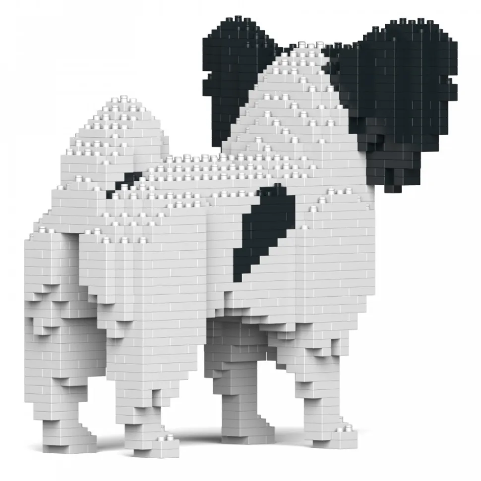 Jekca - Papillon Dog 01S-M01 - Lego - Sculpture - Construction - 4D - Brick Animals - Toys - Avvenice