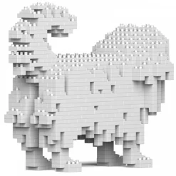 Jekca - Pekingese 01 - Big - Lego - Sculpture - Construction - 4D - Brick Animals - Toys - Avvenice