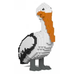 Jekca - Pelican 01S - Lego - Sculpture - Construction - 4D - Brick Animals - Toys - Avvenice