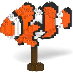 Jekca - Percula Clownfish 01 - Big - Lego - Sculpture - Construction - 4D - Brick Animals - Toys - Avvenice