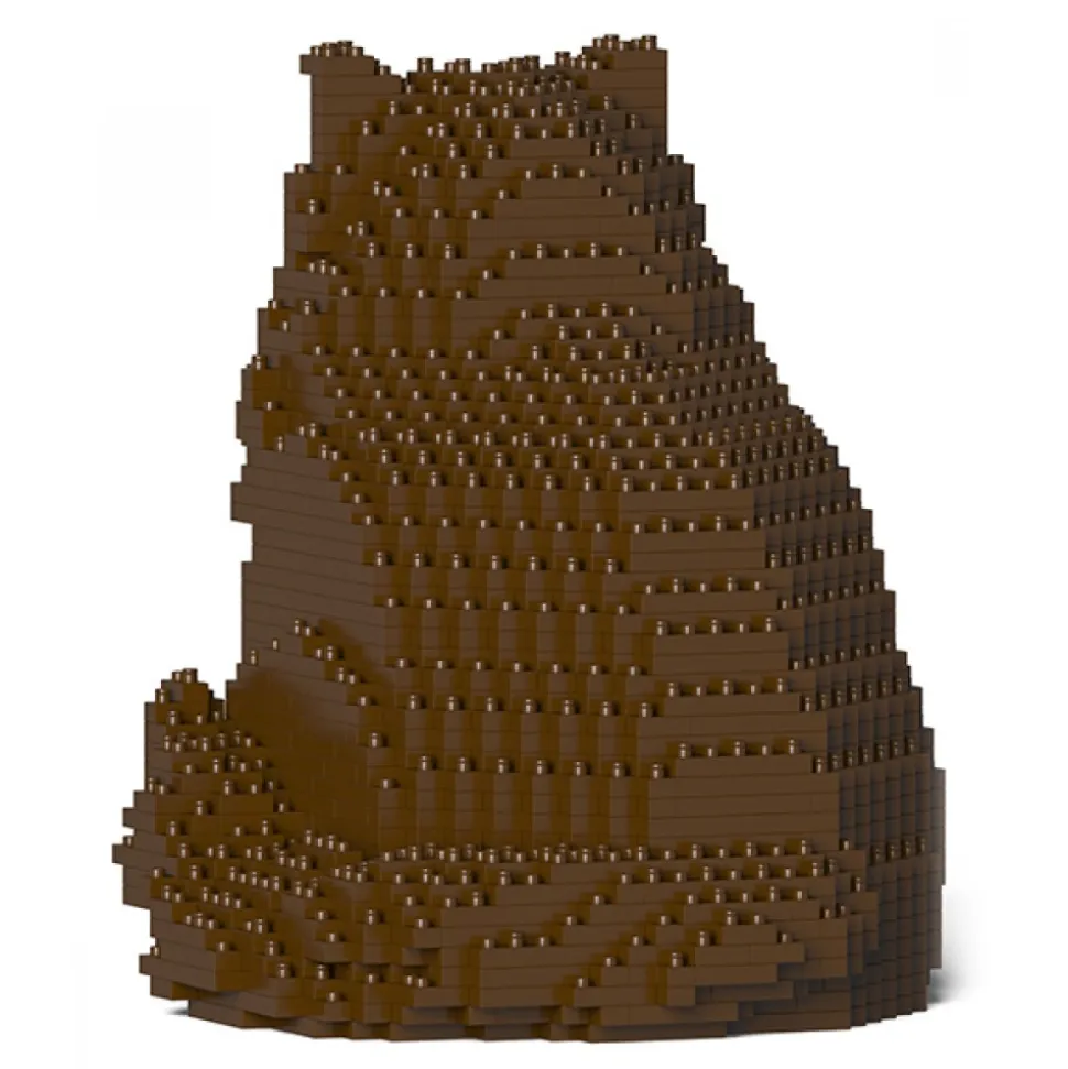 Jekca - Persian Cat 01S-M05 - Lego - Sculpture - Construction - 4D - Brick Animals - Toys - Avvenice