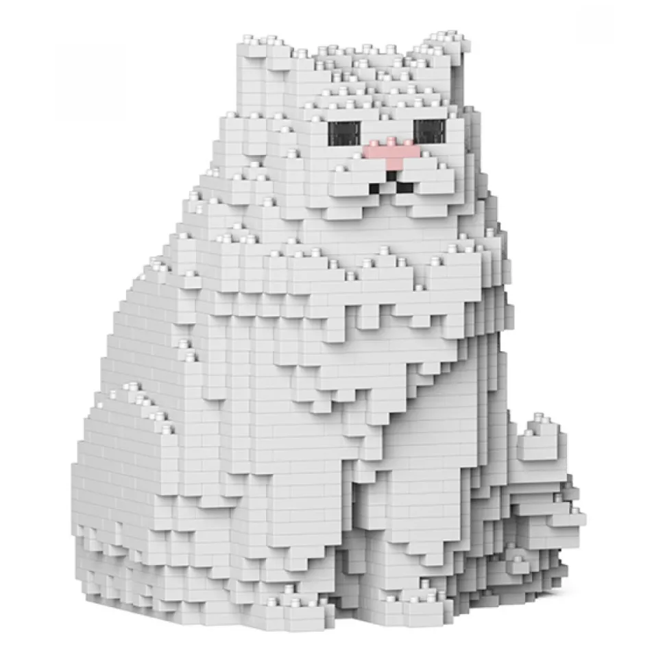 Jekca - Persian Cat 01S-M01 - Lego - Sculpture - Construction - 4D - Brick Animals - Toys - Avvenice