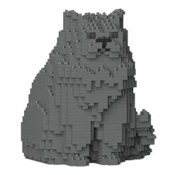 Jekca - Persian Cat 01S-M02 - Lego - Sculpture - Construction - 4D - Brick Animals - Toys - Avvenice