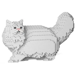 Jekca - Persian Cat 02S-M01 - Lego - Sculpture - Construction - 4D - Brick Animals - Toys - Avvenice