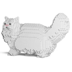 Jekca - Persian Cat 02S-M01 - Lego - Sculpture - Construction - 4D - Brick Animals - Toys - Avvenice