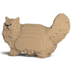 Jekca - Persian Cat 02S-M03 - Lego - Sculpture - Construction - 4D - Brick Animals - Toys - Avvenice