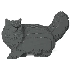 Jekca - Persian Cat 02S-M02 - Lego - Sculpture - Construction - 4D - Brick Animals - Toys - Avvenice