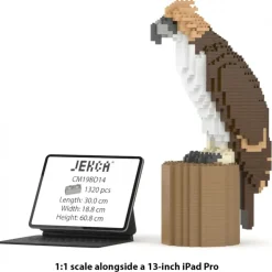 Jekca - Philippine Eagle 01 - Big - Lego - Sculpture - Construction - 4D - Brick Animals - Toys - Avvenice