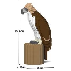 Jekca - Philippine Eagle 01S - Lego - Sculpture - Construction - 4D - Brick Animals - Toys - Avvenice