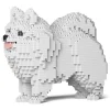 Jekca - Pomeranian 02-M02 - Big - Lego - Sculpture - Construction - 4D - Brick Animals - Toys - Avvenice