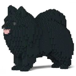Jekca - Pomeranian 02-M03 - Big - Lego - Sculpture - Construction - 4D - Brick Animals - Toys - Avvenice