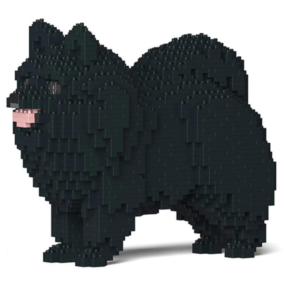 Jekca - Pomeranian 02-M03 - Big - Lego - Sculpture - Construction - 4D - Brick Animals - Toys - Avvenice