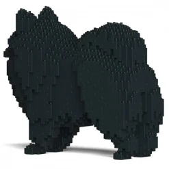 Jekca - Pomeranian 02-M03 - Big - Lego - Sculpture - Construction - 4D - Brick Animals - Toys - Avvenice