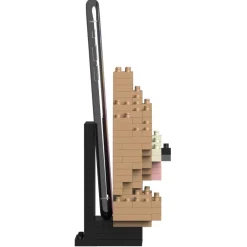 Jekca - Pomeranian Phone Stand 01S - Lego - Sculpture - Construction - 4D - Brick Animals - Toys - Avvenice