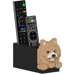 Jekca - Pomeranian Remote Control Rack 01S - Lego - Sculpture - Construction - 4D - Brick Animals - Toys - Avvenice