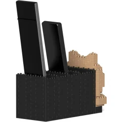 Jekca - Pomeranian Remote Control Rack 01S - Lego - Sculpture - Construction - 4D - Brick Animals - Toys - Avvenice