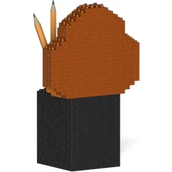 Jekca - Poodle Pencil Cup 01S - Lego - Sculpture - Construction - 4D - Brick Animals - Toys - Avvenice