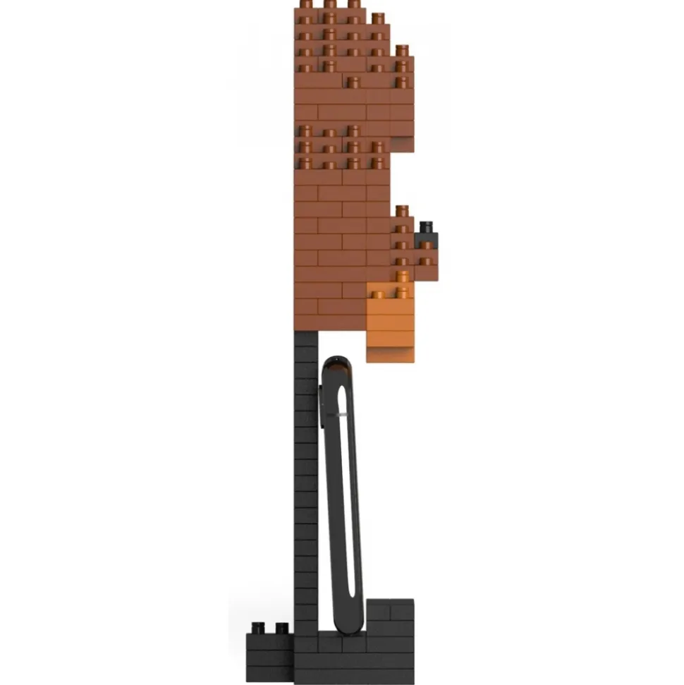 Jekca - Poodle Phone Stand 01S - Lego - Sculpture - Construction - 4D - Brick Animals - Toys - Avvenice