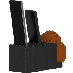 Jekca - Poodle Remote Control Rack 01S - Lego - Sculpture - Construction - 4D - Brick Animals - Toys - Avvenice