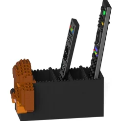 Jekca - Poodle Remote Control Rack 01S - Lego - Sculpture - Construction - 4D - Brick Animals - Toys - Avvenice