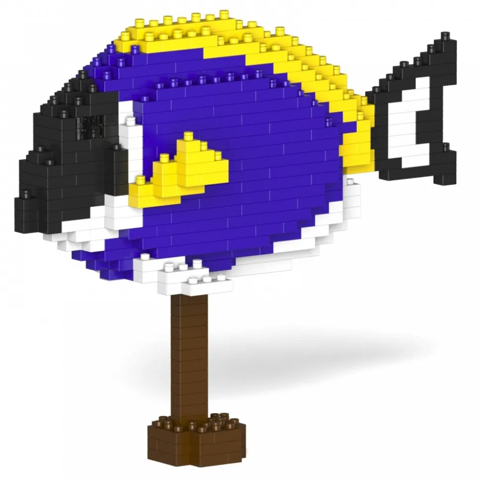 Jekca - Powder Blue Tang 01S - Lego - Sculpture - Construction - 4D - Brick Animals - Toys - Avvenice