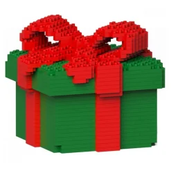 Jekca - Present Box 02S-S04 - Lego - Sculpture - Construction - 4D - Brick Animals - Toys - Avvenice
