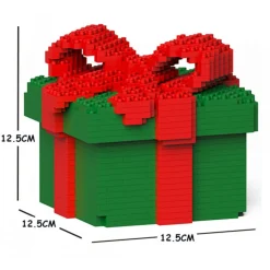 Jekca - Present Box 02S-S04 - Lego - Sculpture - Construction - 4D - Brick Animals - Toys - Avvenice