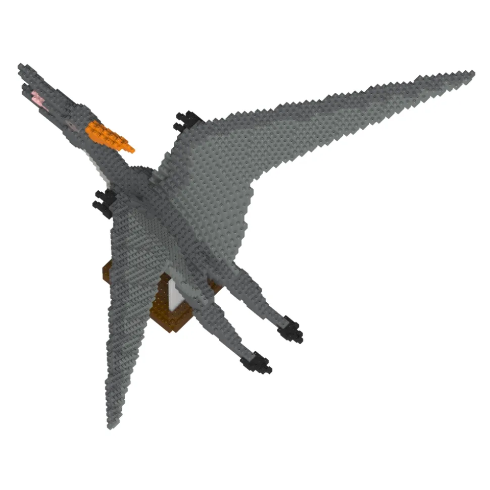Jekca - Pterodactyl 01S-M01 - Lego - Sculpture - Construction - 4D - Brick Animals - Toys - Avvenice