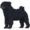 Jekca - Pug 01-M02 - Big - Lego - Sculpture - Construction - 4D - Brick Animals - Toys - Avvenice