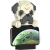 Jekca - Pug Phone Stand 01S - Lego - Sculpture - Construction - 4D - Brick Animals - Toys - Avvenice