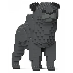 Jekca - Pug 01S-M04 - Lego - Sculpture - Construction - 4D - Brick Animals - Toys - Avvenice