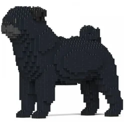 Jekca - Pug 01S-M02 - Lego - Sculpture - Construction - 4D - Brick Animals - Toys - Avvenice
