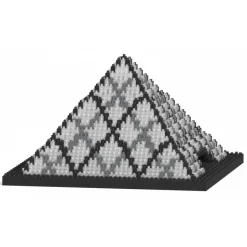 Jekca - Pyramide De Louvre 01S - Lego - Sculpture - Construction - 4D - Brick Animals - Toys - Avvenice