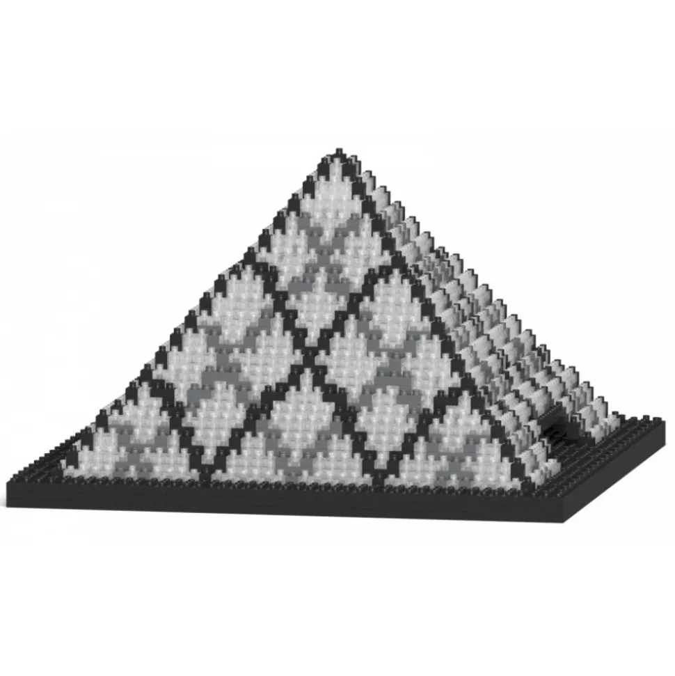 Jekca - Pyramide De Louvre 01S - Lego - Sculpture - Construction - 4D - Brick Animals - Toys - Avvenice