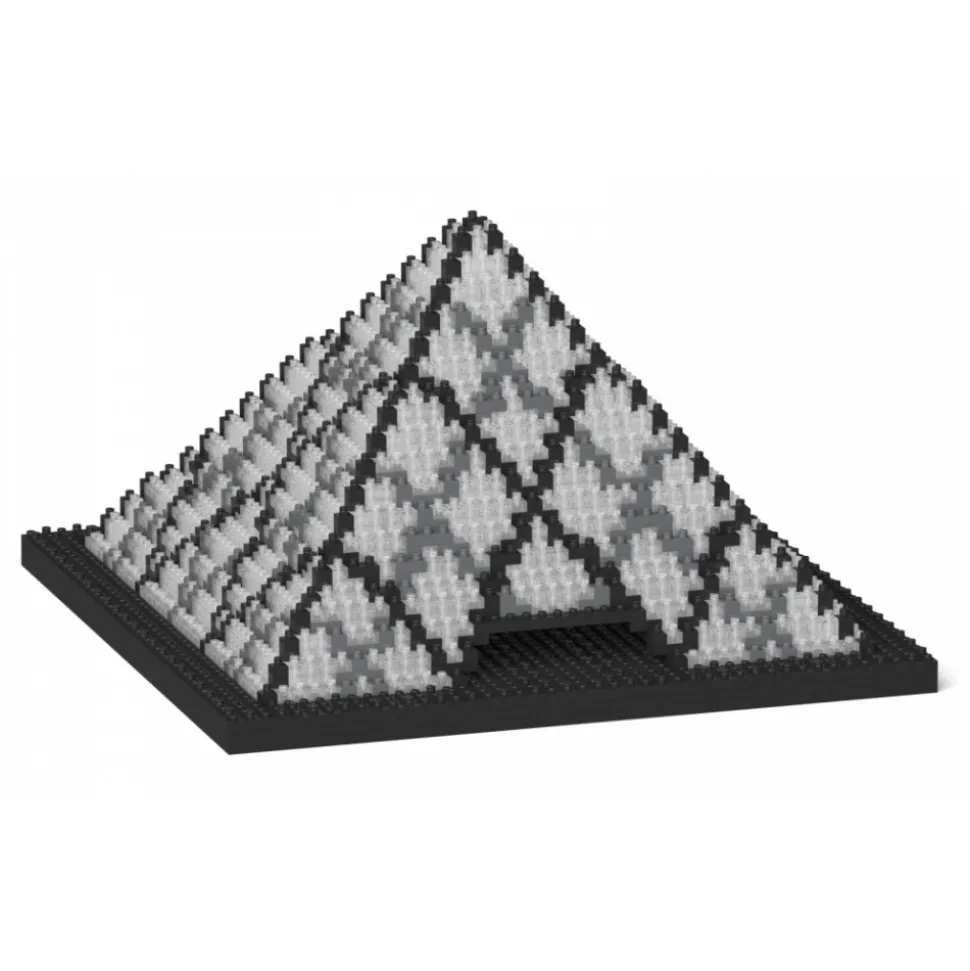 Jekca - Pyramide De Louvre 01S - Lego - Sculpture - Construction - 4D - Brick Animals - Toys - Avvenice