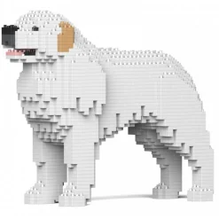 Jekca - Pyrenean Mountain Dog 01 - Big - Lego - Sculpture - Construction - 4D - Brick Animals - Toys - Avvenice