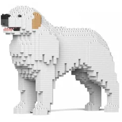Jekca - Pyrenean Mountain Dog 01S - Lego - Sculpture - Construction - 4D - Brick Animals - Toys - Avvenice
