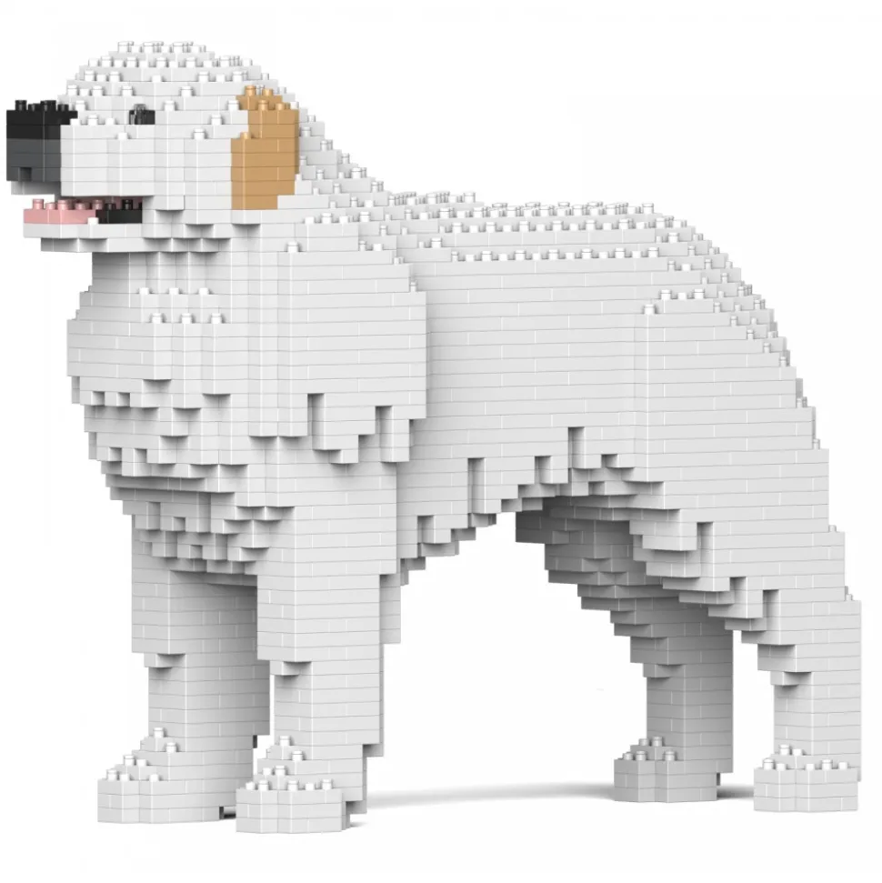 Jekca - Pyrenean Mountain Dog 01S - Lego - Sculpture - Construction - 4D - Brick Animals - Toys - Avvenice