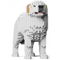 Jekca - Pyrenean Mountain Dog 01S - Lego - Sculpture - Construction - 4D - Brick Animals - Toys - Avvenice