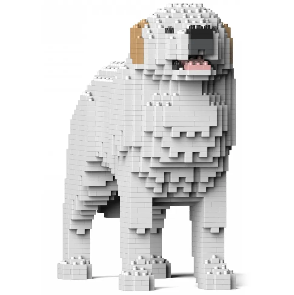 Jekca - Pyrenean Mountain Dog 01S - Lego - Sculpture - Construction - 4D - Brick Animals - Toys - Avvenice
