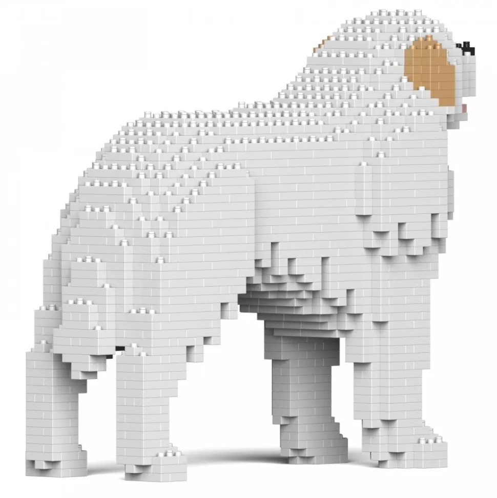 Jekca - Pyrenean Mountain Dog 01S - Lego - Sculpture - Construction - 4D - Brick Animals - Toys - Avvenice