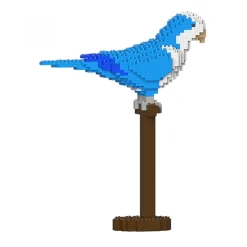 Jekca - Quaker Parrot 01S-M02 - Lego - Sculpture - Construction - 4D - Brick Animals - Toys - Avvenice