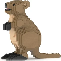 Jekca - Quokka 01 - Big - Lego - Sculpture - Construction - 4D - Brick Animals - Toys - Avvenice