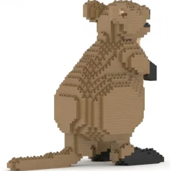 Jekca - Quokka 01 - Big - Lego - Sculpture - Construction - 4D - Brick Animals - Toys - Avvenice