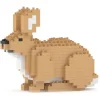 Jekca - Rabbit 02 - Big - Lego - Sculpture - Construction - 4D - Brick Animals - Toys - Avvenice