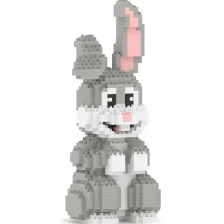 Jekca - Rabbit 03 - Big - Lego - Sculpture - Construction - 4D - Brick Animals - Toys - Avvenice