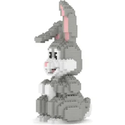 Jekca - Rabbit 03 - Lego - Sculpture - Construction - 4D - Brick Animals - Toys - Avvenice