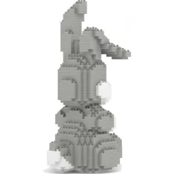 Jekca - Rabbit 03 - Lego - Sculpture - Construction - 4D - Brick Animals - Toys - Avvenice