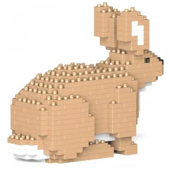 Jekca - Rabbit 02S - Lego - Sculpture - Construction - 4D - Brick Animals - Toys - Avvenice