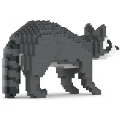 Jekca - Raccoon 01 - Big - Lego - Sculpture - Construction - 4D - Brick Animals - Toys - Avvenice